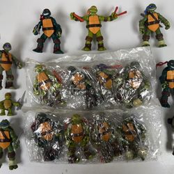 Vintage Lot Of Teenage Mutant Ninja Turtles 