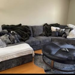 ✨ Jackson “Snuggler Collection” 3-Piece Sectional – Excellent Condition ✨