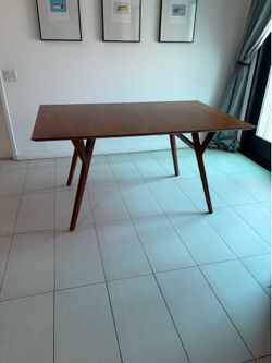 Dining table from West Elm