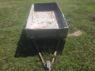 Utility Trailer with Wooden Sides
