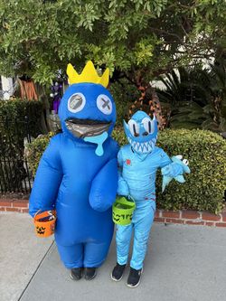 Inflatable blue Costume