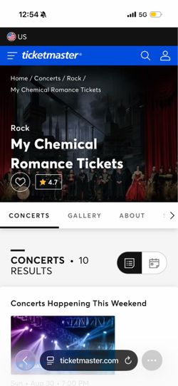 My Chemical Romance tickets