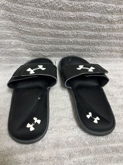 Under Armour Black Slide Sandals Size 7