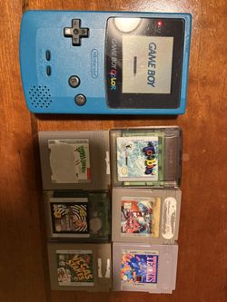 Gameboy Color + 6 Games (hablo Espanol)