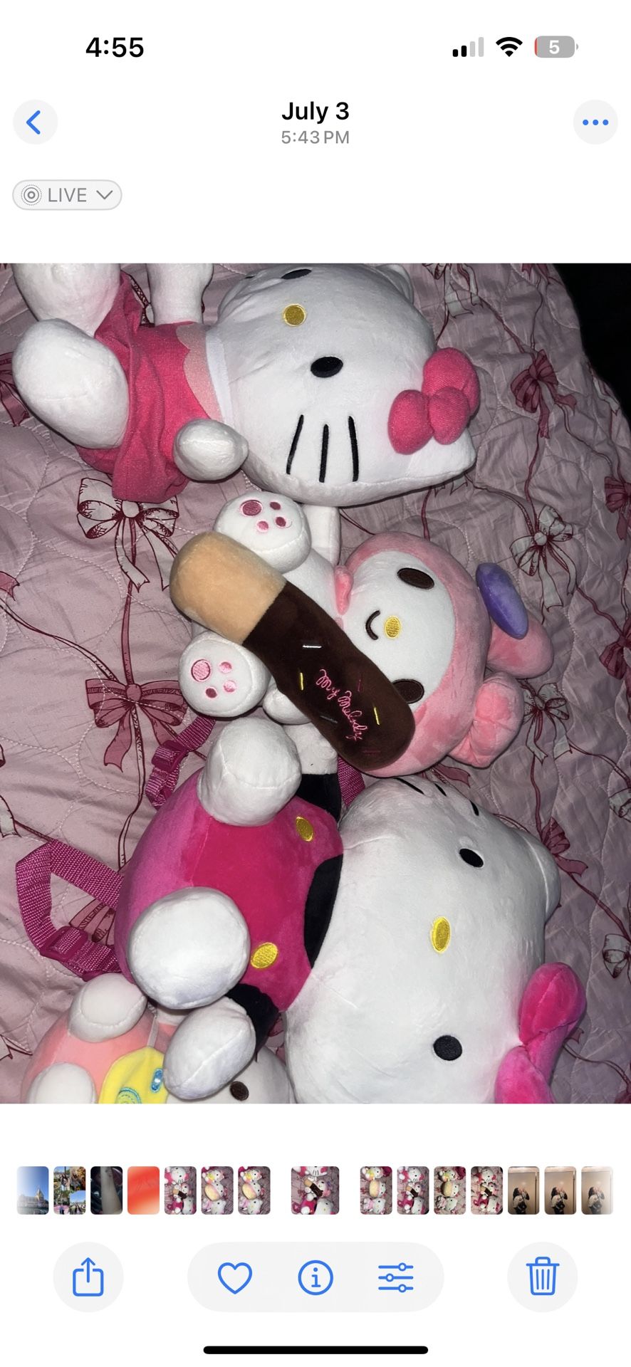 Hello Kitty Plushies