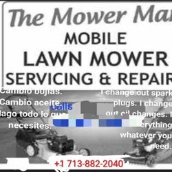 I fixed weed eaters lawn mowers blowers, whatever you need.