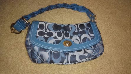 Blue Coach Purse