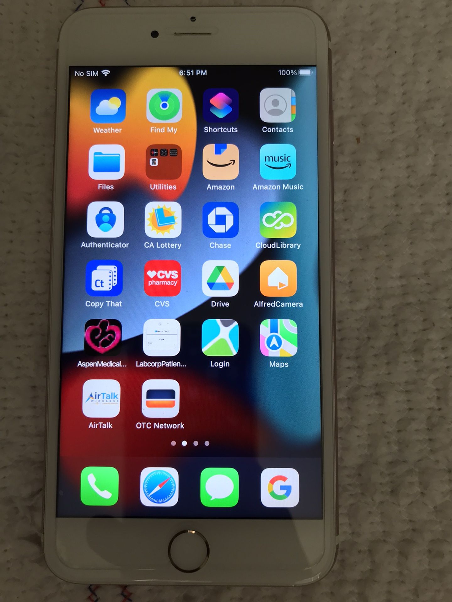 Apple iPhone 6S Plus With 64GB In Good Working & Cosmetic Conditions - UNLOCKED - iPhone Only