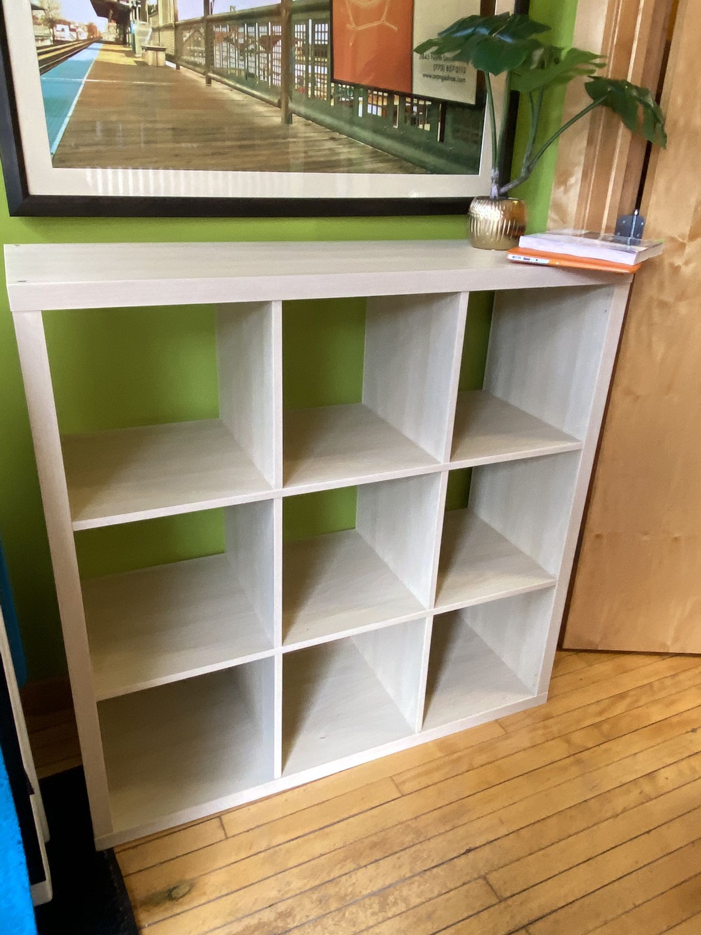 IKEA 9 cube storage unit Oak effect for Sale in Chicago, IL OfferUp
