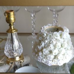 Vintage Rare Find Waterford Crystal Lamp from The 1990's