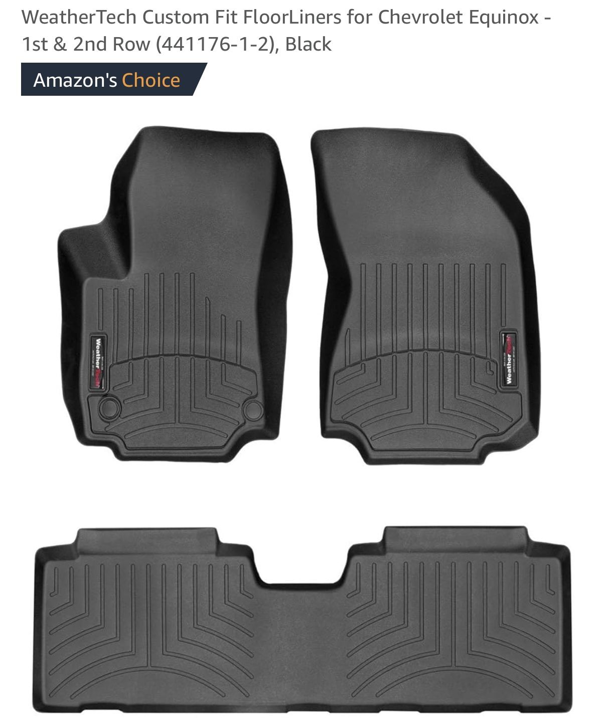 WeatherTech floor mats