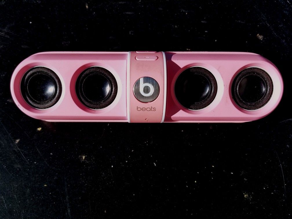 Beats by Dre pink pill portable speaker