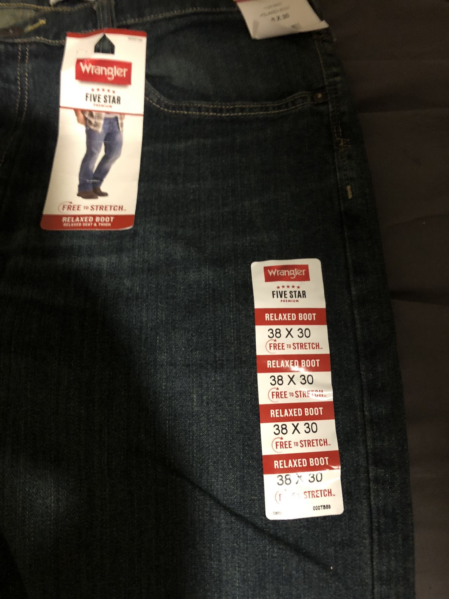 Men’s Levi And Wrangler Jeans