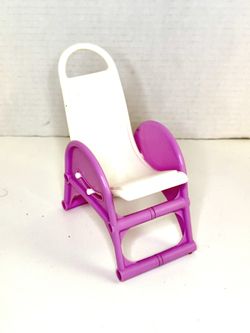 Vintage 1987 Mattel/Arco Barbie Pink & White Salon Reclining Chair