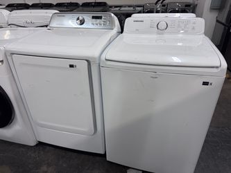 Samsung Top Load Washer and Dryer Set