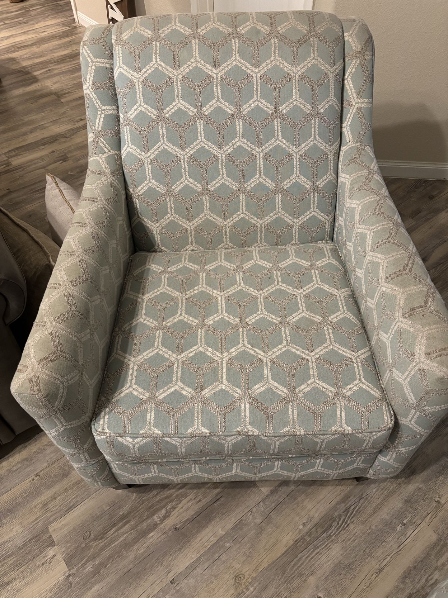 Chairs and ottoman