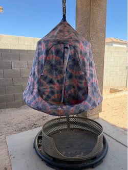 Members mark kids hanging chair. Max weight 350 lbs