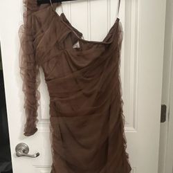 Zara Brown Cut Out Mini Dress for Sale in Glendale, AZ - OfferUp