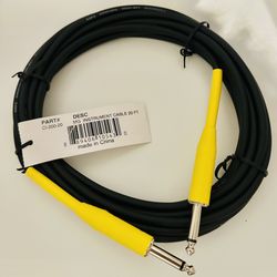 Musician's Gear 1/4" Straight Instrument Cable 20 ft. 