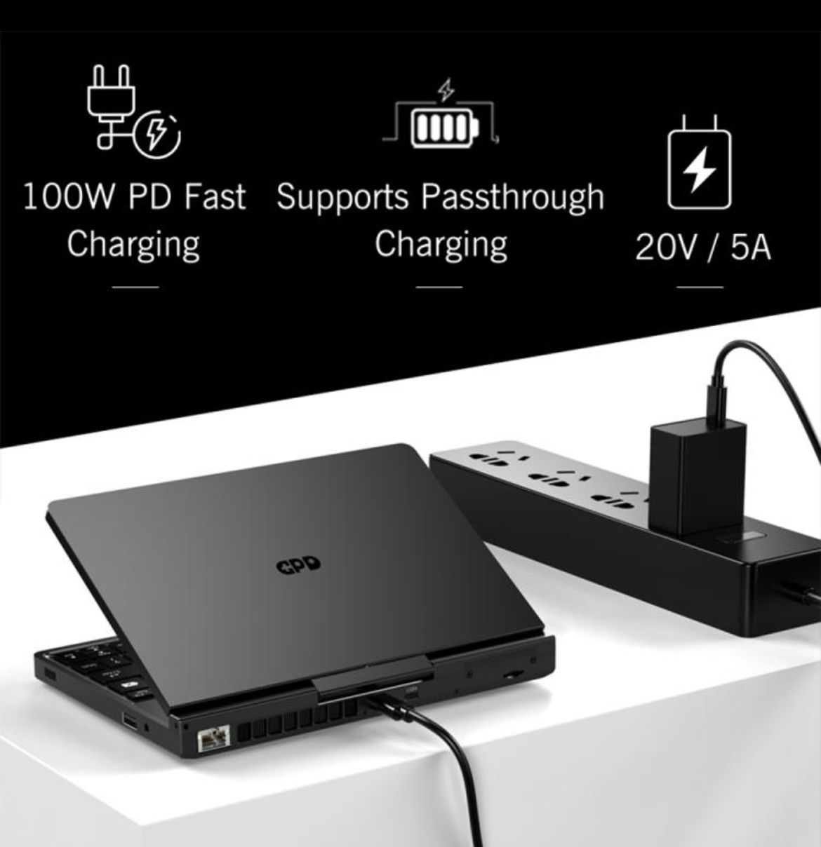 GPD Pocket 4 Handheld Gaming PC, 32GB+2TB, 8.8 inch Windows 11 Home AMD Ryzen AI 9 HX 370, US Plug