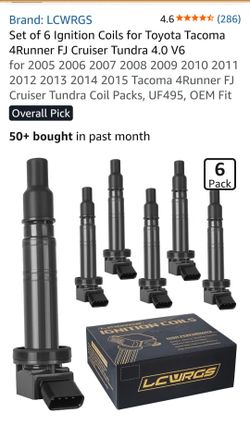 NEW TOYOTA TACOMA/4RUNNER/TUNDRA, ETC. IGNITION COILS