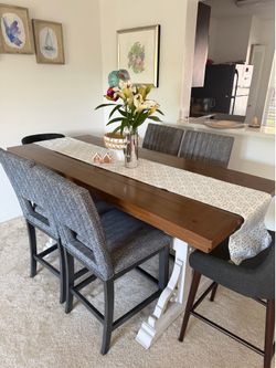 Solid wood Dining Table for 6