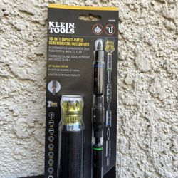 New Klein 10 in 1 Impact Rated Screwdriver