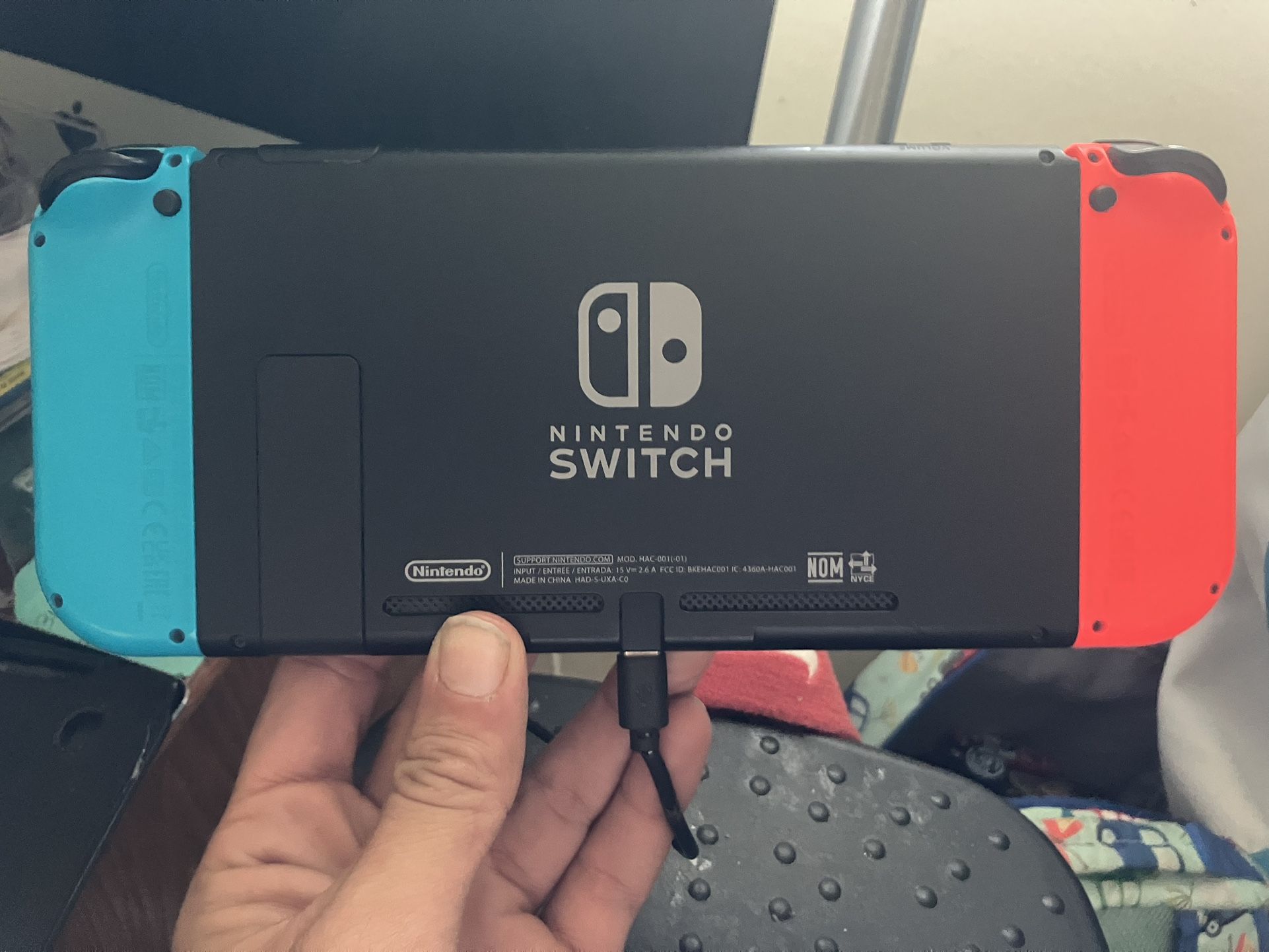 Nintendo Switch Console And Original Controller