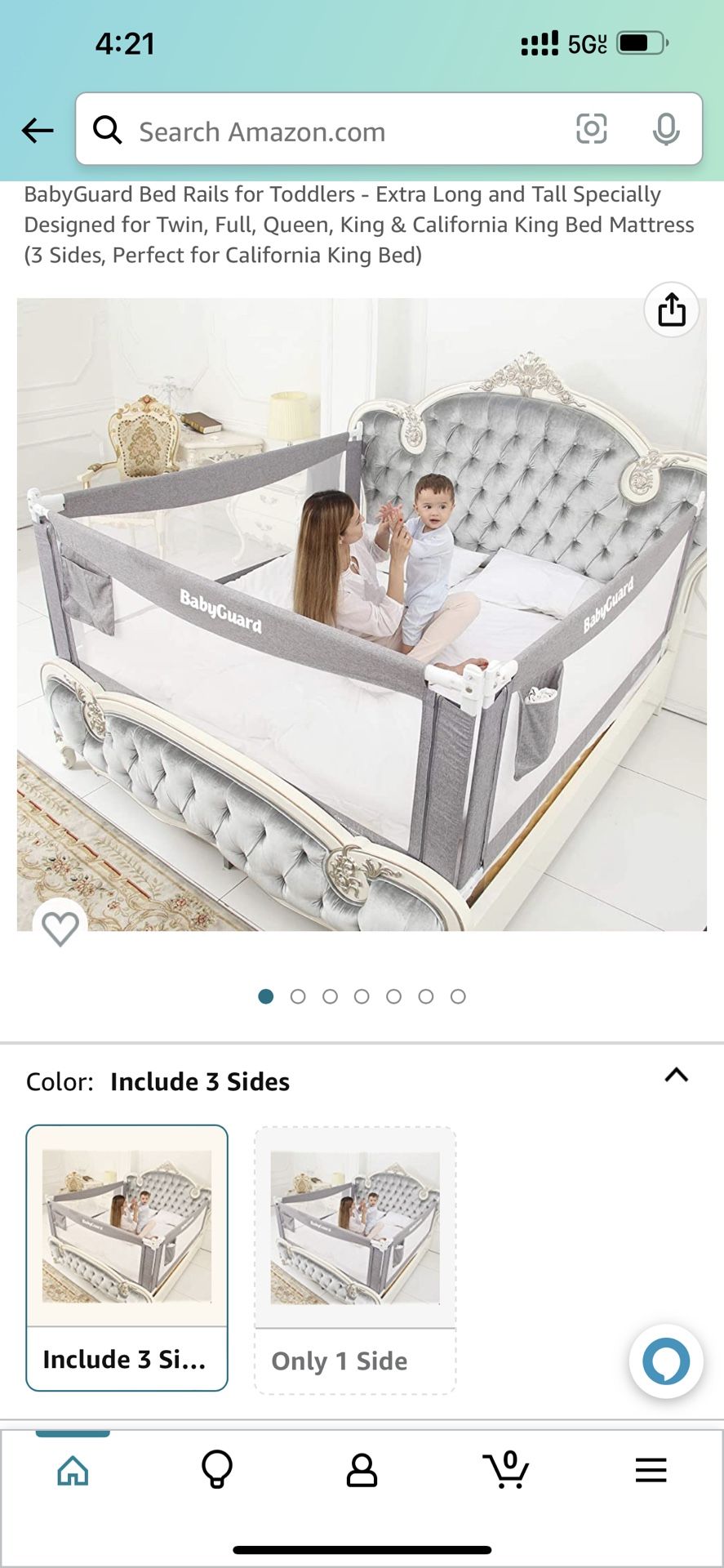 BabyGuard Bed Rails 3 Sides for Toddlers Extra Long and Tall Brand New