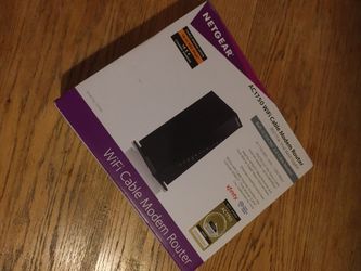 Netgear WiFi cable modem router