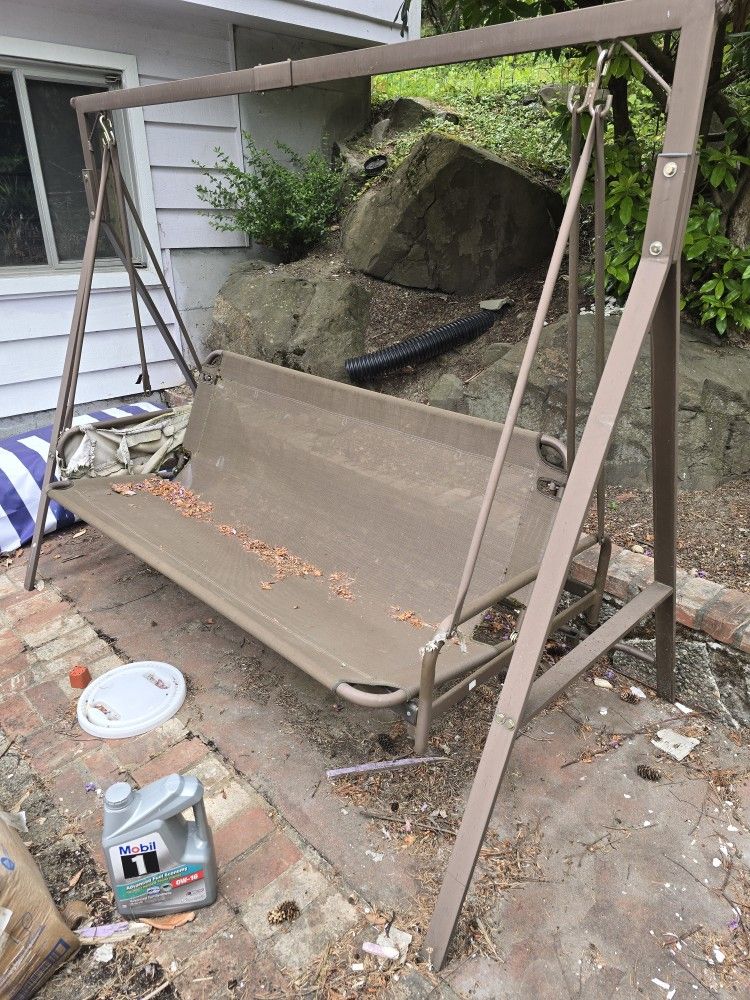 Free dishwasher, electric stove, swing, cabinet, tables, chairs, office desk, scaffold, toys. Need to pick it up.