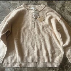 NWT Blu Pepper Women’s Long Sleeve Sweater Size Large