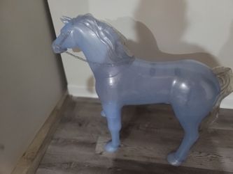 Disney Store Frozen II Playdate Water Nokk Large Ride On Horse Lights & Sounds!