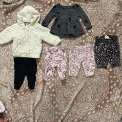 Babygirl Newborn Tops And Bottoms!