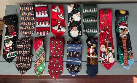 Assorted Christmas Ties $3 each or $25 for All