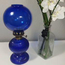 Vintage Lantern, Cobalt Blue, Cobalt Blue Lantern,