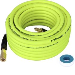 Brand New FYPower Air Compressor Hose – 1/4” NPT, 25ft