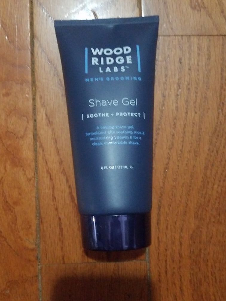 WOOD RIDGE LABS MENS GROOMING SHAVE GEL SOOTHE + PROTECT 6 FL OZ