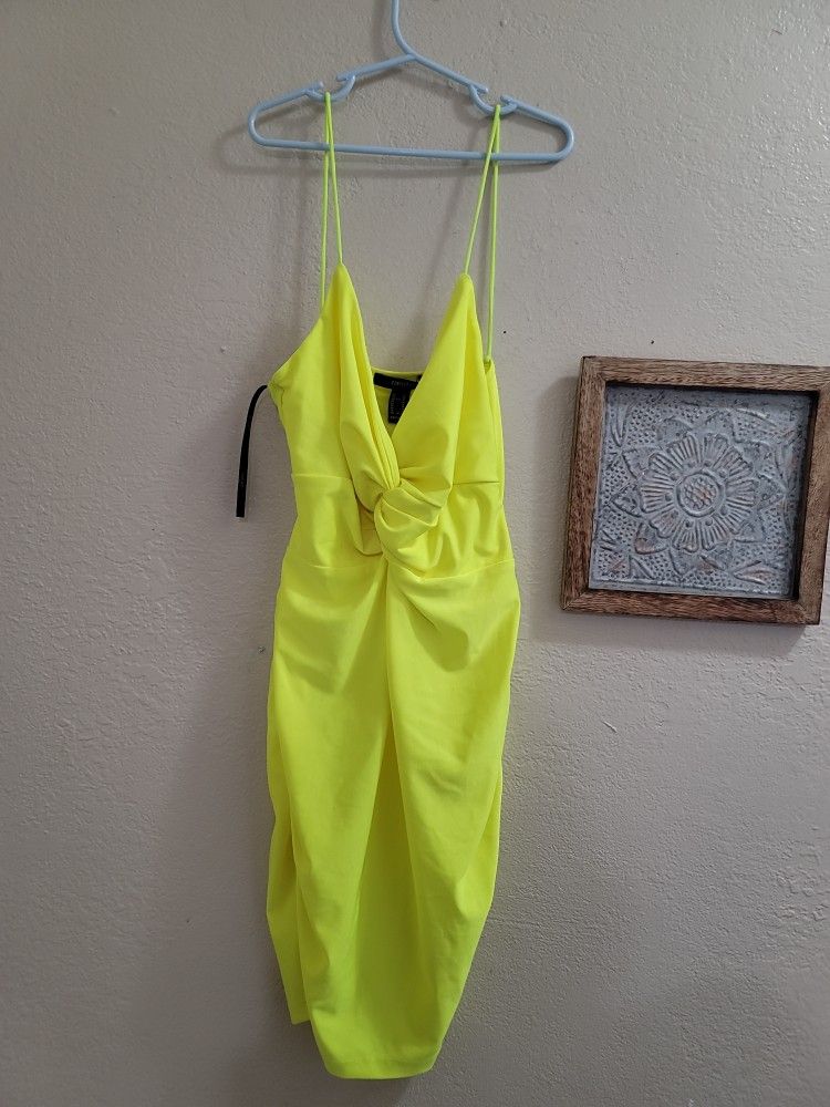 Neon Forever 21 Dress Sz M