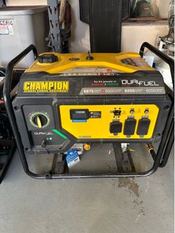 Champion 5500W Dual Fuel Generator