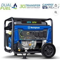 Westinghouse WGen5300DFcv 6500/5800 Peak Watts Dual Fuel Portable Generator