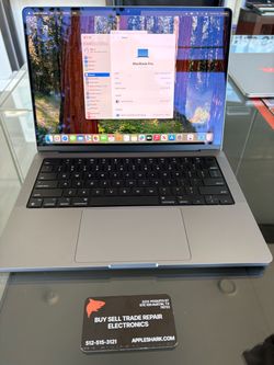 Apple 14” MacBook Pro M1 Pro Chip 16GB RAM 512SSD! 90 Days Warranty! Financing Available!
