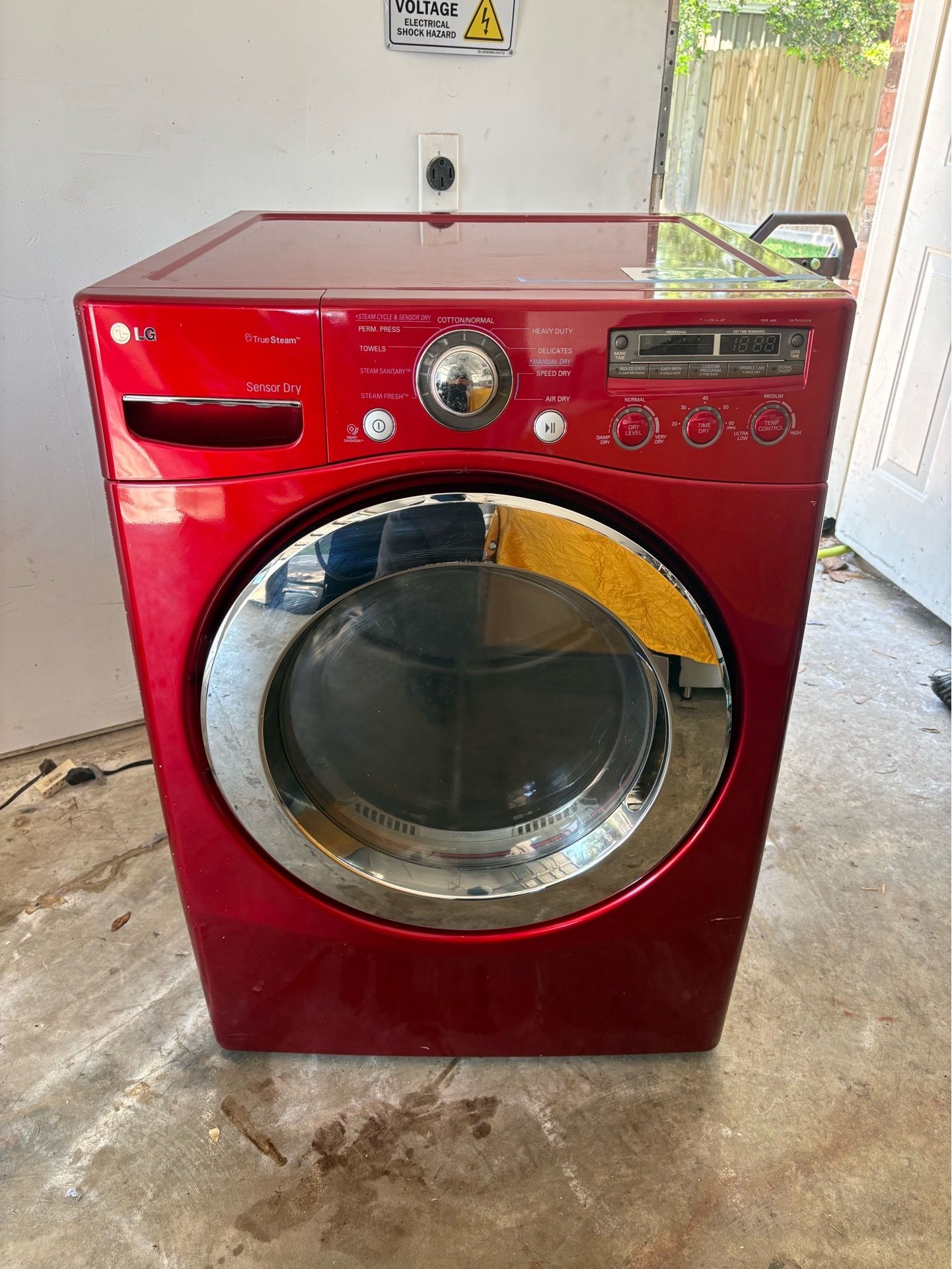LG STEAM ELECTRIC DRYER SECADORA ELÉCTRICAS TRABAJANDO MUY BIEN