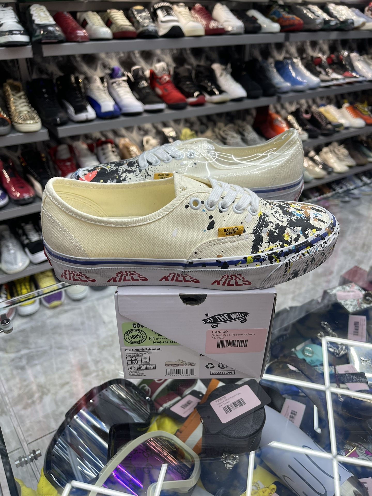 Gallery Dept. Reissue 44 Vans - Size 7.5