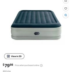 Queen Air Mattress With Internal Pump , New 