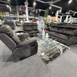 3 Pc Sofa, Loveseat And Chair 
