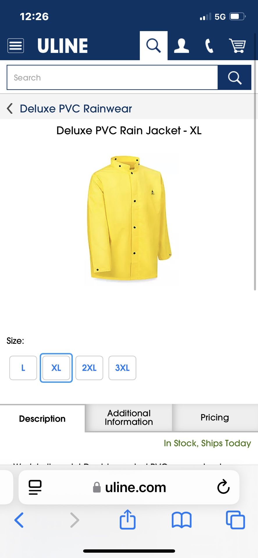 Rain Jacket For Sale Asking $20