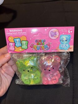 Sugar Bear Squishy Toy 2-Pack
