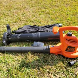 Black & Decker Corded Leaf Blower with Attachments