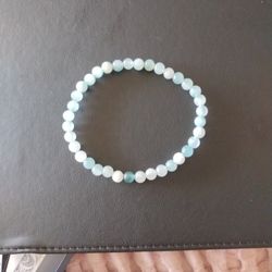 Aquamarine Precious Stone Bracelet